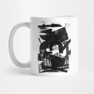 Abstract Typografy Mug